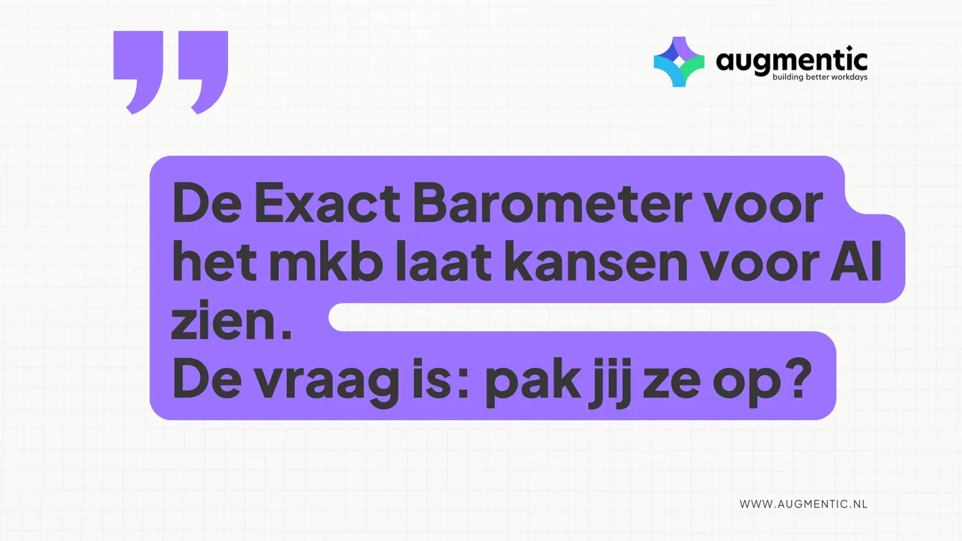 De Barometer slaat uit: waarom nu hét moment is voor AI in het mkb