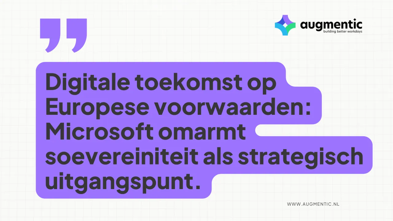 Microsoft kiest voor Europese koers: meer grip, meer transparantie, meer vertrouwen